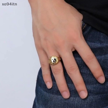 Nhẫn Thái Cực Qian Kun Bagua Âm Dương - Điều chỉnh, May mắn, Quà tặng tốt lành