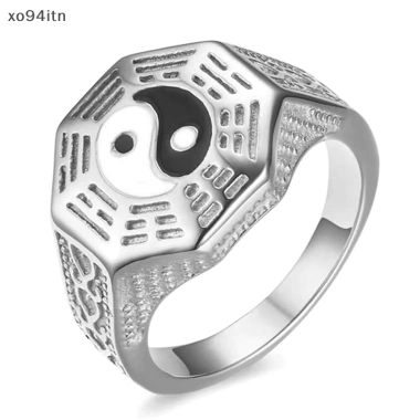 Nhẫn Thái Cực Qian Kun Bagua Âm Dương - Điều chỉnh, May mắn, Quà tặng tốt lành