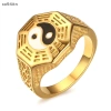 Nhẫn Thái Cực Qian Kun Bagua Âm Dương - Điều chỉnh, May mắn, Quà tặng tốt lành 8