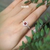 Nhẫn Thanh Anh bạc 999 ngũ hành may mắn - Lấp lánh, thanh lịch văn phòng | Xanh Jewelry 5