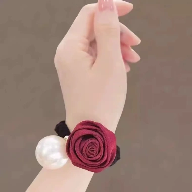 Nhẫn Tóc Ngọc Trai Co Dãn Phù Hợp Đuôi Ngựa và Kiểu Tóc Khác, Giá 30.650₫