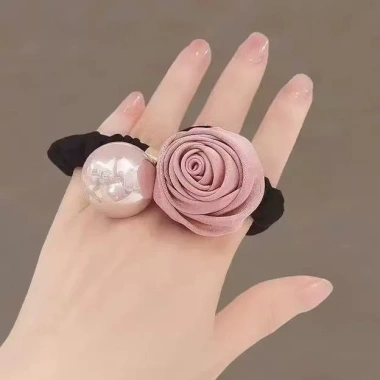 Nhẫn Tóc Ngọc Trai Co Dãn Phù Hợp Đuôi Ngựa và Kiểu Tóc Khác, Giá 30.650₫