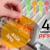 Nhãn vali di động PVC trong suốt hình trái tim huỳnh quang – Chống mất thẻ du lịch, bền chắc, giá chỉ 38.124₫