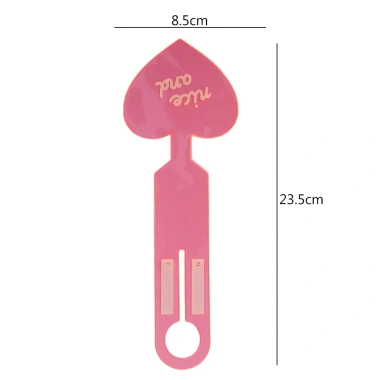 Nhãn vali di động PVC trong suốt hình trái tim huỳnh quang – Chống mất thẻ du lịch, bền chắc, giá chỉ 38.124₫