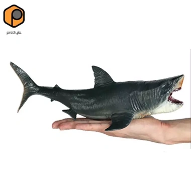 Nhân vật hành động cá mập vẽ tay - Mô hình Megalodon thực tế cho trẻ em 2