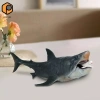 Nhân vật hành động cá mập vẽ tay - Mô hình Megalodon thực tế cho trẻ em 3