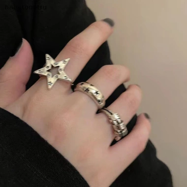 Nhẫn Vintage Gothic Pentagram Ngôi Sao Hợp Kim Mở Điều Chỉnh - Punk Bạc 37.950đ 2 Nhẫn Vintage Gothic Pentagram Ngôi Sao Hợp Kim Mở Điều Chỉnh - Punk Bạc 37.950đ 2