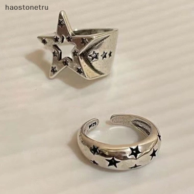 Nhẫn Vintage Gothic Pentagram Ngôi Sao Hợp Kim Mở Điều Chỉnh - Punk Bạc 37.950đ 5 Nhẫn Vintage Gothic Pentagram Ngôi Sao Hợp Kim Mở Điều Chỉnh - Punk Bạc 37.950đ 5