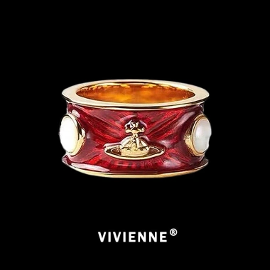 Nhẫn Vivienne Westwood King Ring Saturn Mother-of-Pearl hành tinh màu sắc, epoxy, giảm còn 166.380₫