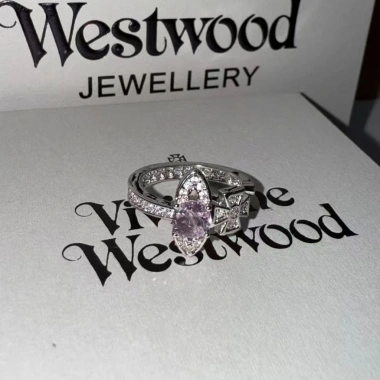 Nhẫn Vivienne Westwood Zircon Kim Cương Điều Chỉnh Size Nữ Hàng Ngày Giá 209.193₫