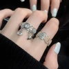 Nhẫn Vivienne Westwood Zircon Trái Tim Nhỏ Giọt - Cao Cấp, Ngọt Ngào, Giá 150k