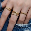 Nhẫn Zirconia LENA Thép Không Gỉ Sang Trọng Phong Cách Nữ Nhẫn Hứa 284.900₫ 7