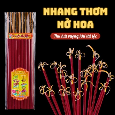 Nhang hương thơm nở hoa Phú Quý siêu đẹp, giá 44.000₫, thắp lễ bàn thờ