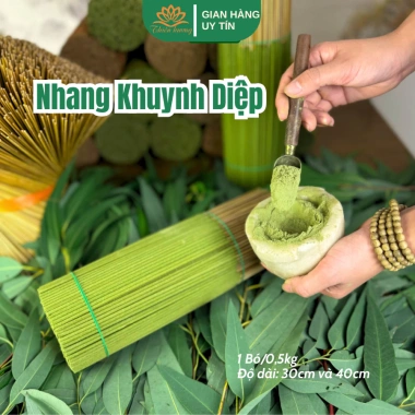 Nhang khuynh diệp 30-40cm thơm dịu nhe, ít khói, chân mộc Gia Tiên & Chung Cư, 86.250₫ 3