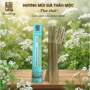 Nhang Lá Mùi Già Thanh Yên 60 cây 38cm - Hương vị Tết xưa, thanh tịnh ban thờ, cao cấp, giảm giá 50.000 VND