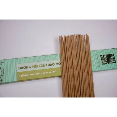 Nhang Lá Mùi Già Thanh Yên 60 cây 38cm - Hương vị Tết xưa, thanh tịnh ban thờ, cao cấp, giảm giá 50.000 VND