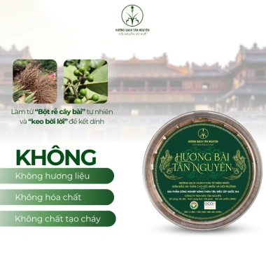 Nhang sạch Tân Nguyên 170‑190mm, thơm cao cấp, ít khói, an toàn sức khỏe - 70.000đ 4