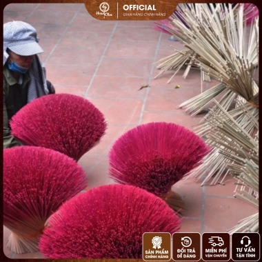 Nhang Sào Thơm Tết Xưa 50‑80‑100cm SE TAY Đặc Biệt 1 Bó 100 Cây Giá Ưu Đãi 136k