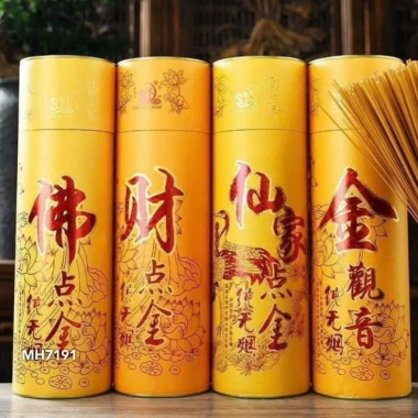 Nhang Thần Tài Chiêu Tài Lộc Hương Thơm Nhẹ Ít Khói Tàn Xoắn Không Gãy 69.000₫ 2
