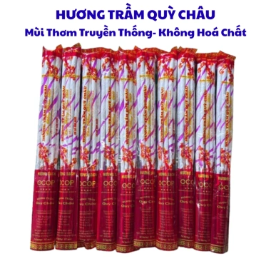 Nhang Thơm Thờ Cúng Quỳ Châu Nghệ An 9 Cây 60cm Tự Nhiên Không Hoá Chất 75.000 VND