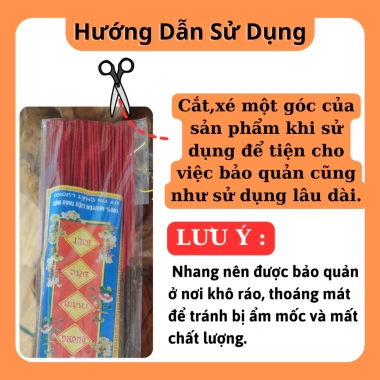 Nhang Trầm Bắc Vuốt Tay Không Đậu Tàn 100 Nén 34‑43cm Nhang Sạch An Toàn, Giá 23.000 VND 8