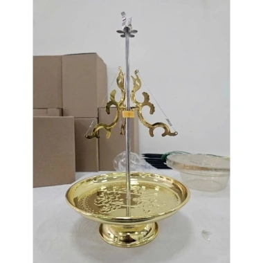 Nhang trầm cao cấp, khay cắm hương vòng có hứng tàn - Giá ưu đãi 24.000đ
