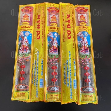 Nhang trầm Cơ Đảm sạch cuốn tàn đẹp, hương quế thơm ngát, giá 60.000đ