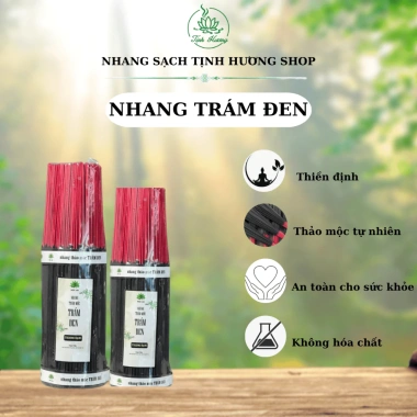 Nhang Trám Đen Thắp Tết - Hương Thảo Mộc Tự Nhiên, Không Cuộn Tàn, 45.880 VND