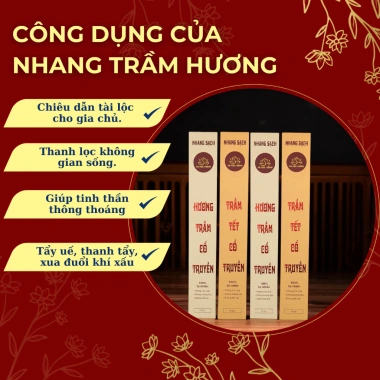 Nhang Trầm Hương Sạch An Mộc Hương 38cm - Ít Khói, Thơm Nhẹ, Cuộn Tàn, Nhỏ Giá 55k 5 Nhang Trầm Hương Sạch An Mộc Hương 38cm - Ít Khói, Thơm Nhẹ, Cuộn Tàn, Nhỏ Giá 55k 5