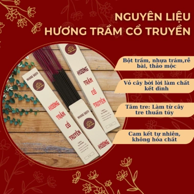 Nhang Trầm Hương Sạch An Mộc Hương 38cm - Ít Khói, Thơm Nhẹ, Cuộn Tàn, Nhỏ Giá 55k 6 Nhang Trầm Hương Sạch An Mộc Hương 38cm - Ít Khói, Thơm Nhẹ, Cuộn Tàn, Nhỏ Giá 55k 6
