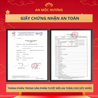 Nhang Trầm Hương Sạch An Mộc Hương 38cm - Ít Khói, Thơm Nhẹ, Cuộn Tàn, Nhỏ Giá 55k