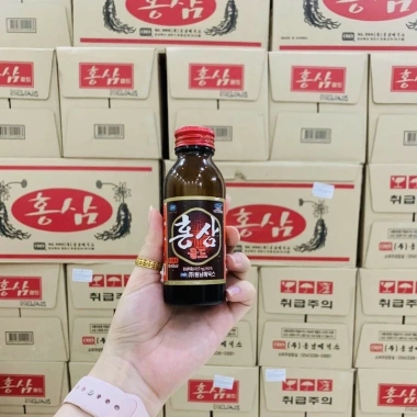 Nhập Khẩu Nước Hồng Sâm Nguyên Chất Hàn Quốc – Hộp 10 chai Giá chỉ 75.905đ