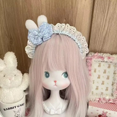 Nhật Bản Gothic Retro Cosplay Trang Phục Người Giúp Việc - Phụ Kiện Tóc Nơ và Mũ 64.248 VND