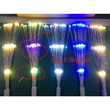 Nháy Led Pháo Hoa 5 Chùm 20 Sợi 3 Màu Nhiều Chế Độ Nháy Trang Trí Nhà Tết Giá 96.666 5