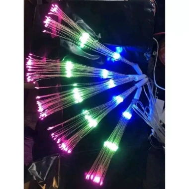Nháy Led Pháo Hoa 5 Chùm 20 Sợi 3 Màu Nhiều Chế Độ Nháy Trang Trí Nhà Tết Giá 96.666 6