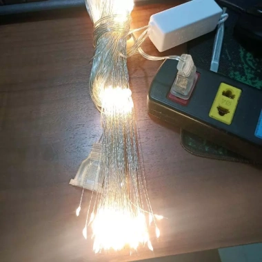 Nháy Led Pháo Hoa 5 Chùm 20 Sợi 3 Màu Nhiều Chế Độ Nháy Trang Trí Nhà Tết Giá 96.666 9