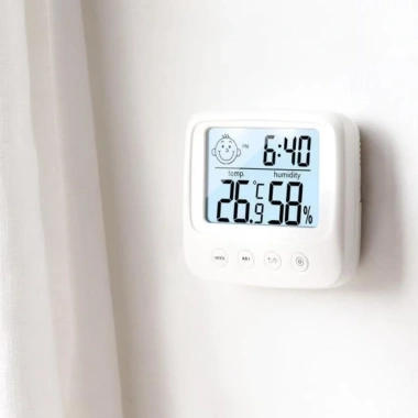 Nhiệt kế điện tử 3 trong 1 đo nhiệt độ và độ ẩm phòng ngủ bé - Giá chỉ 90.000đ