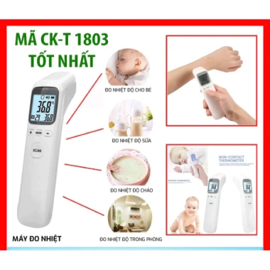 Nhiệt kế điện tử hồng ngoại đo trán CK-T1.803 - Đo nhanh, chuẩn, chỉ 135.900₫ 6