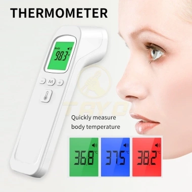 Nhiệt kế điện tử hồng ngoại TAYO đo trán Infrared chính hãng - Đo nhanh, không tiếp xúc, chỉ 70.000₫ Nhiệt kế điện tử hồng ngoại TAYO đo trán Infrared chính hãng - Đo nhanh, không tiếp xúc, chỉ 70.000₫