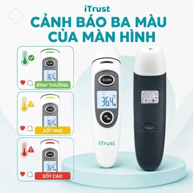 Nhiệt kế hồng ngoại iTRUST IR100 chính hãng, đo trán & đo tai, bảo hành 5 năm, giá 150.400 VND 4