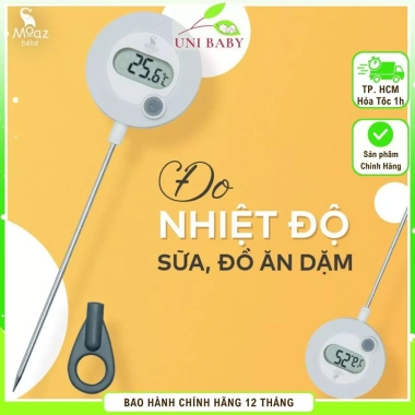 Nhiệt kế Moaz Bebe MB-020 đo sữa, nước tắm, đồ ăn dặm - Bảo hành 12 tháng, giá chỉ 240.000₫ Nhiệt kế Moaz Bebe MB-020 đo sữa, nước tắm, đồ ăn dặm - Bảo hành 12 tháng, giá chỉ 240.000₫