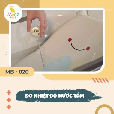 Nhiệt kế Moaz Bebe MB-020 đo sữa, nước tắm, đồ ăn dặm - Bảo hành 12 tháng, giá chỉ 240.000₫