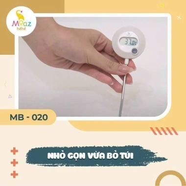 Nhiệt kế Moaz Bebe MB-020 đo sữa, nước tắm, đồ ăn dặm - Bảo hành 12 tháng, giá chỉ 240.000₫ 7 Nhiệt kế Moaz Bebe MB-020 đo sữa, nước tắm, đồ ăn dặm - Bảo hành 12 tháng, giá chỉ 240.000₫ 7