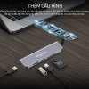 Nhiều Hub USB 3.0 Type-C GOOJODOQ: HDMI, PD sạc, âm thanh, VGA, RJ45 - Giá 108.999₫ 4