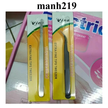 Nhíp gắp đá, gắp mi màu đen - thiết kế tiện lợi, giá chỉ 23.500đ giảm sâu