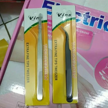 Nhíp gắp đá, gắp mi màu đen - thiết kế tiện lợi, giá chỉ 23.500đ giảm sâu