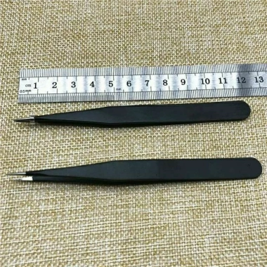 Nhíp gắp đá, gắp mi màu đen - thiết kế tiện lợi, giá chỉ 23.500đ giảm sâu