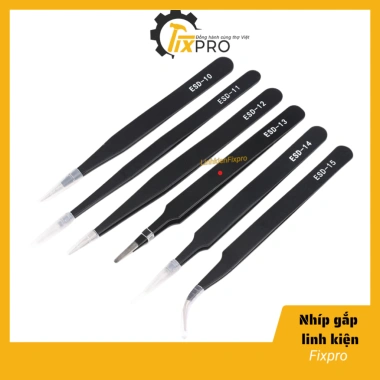 Nhíp gắp linh kiện nhọn cong ESD-15 - Chất lượng tốt, giá ưu đãi 20.000 VNĐ 3 Nhíp gắp linh kiện nhọn cong ESD-15 - Chất lượng tốt, giá ưu đãi 20.000 VNĐ 3