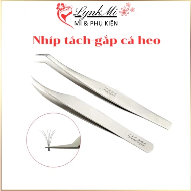 Nhíp tách gắp cá heo bạc và Nhíp nối mi classic LynkMi - Giá chỉ 35.000đ, ưu đãi nhanh