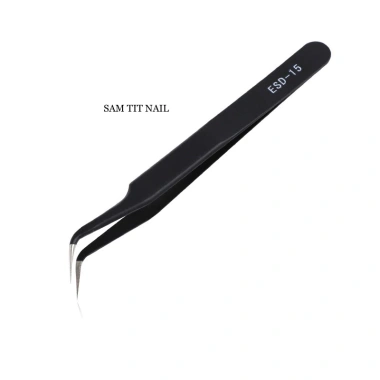 Nhíp thẳng và cong gắp đá đính móng tay - Bộ 2 chiếc siêu bền, giá 25.000đ